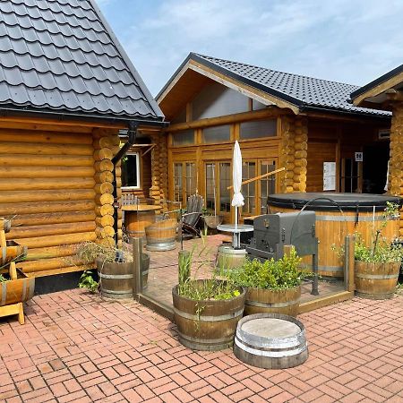 Wellness Huette Am Zwenkauer See Bei Leipzig Dış mekan fotoğraf