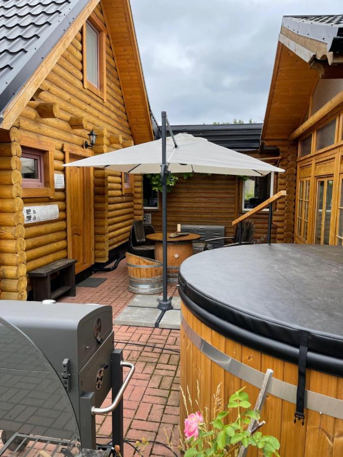 Wellness Huette Am Zwenkauer See Bei Leipzig Dış mekan fotoğraf