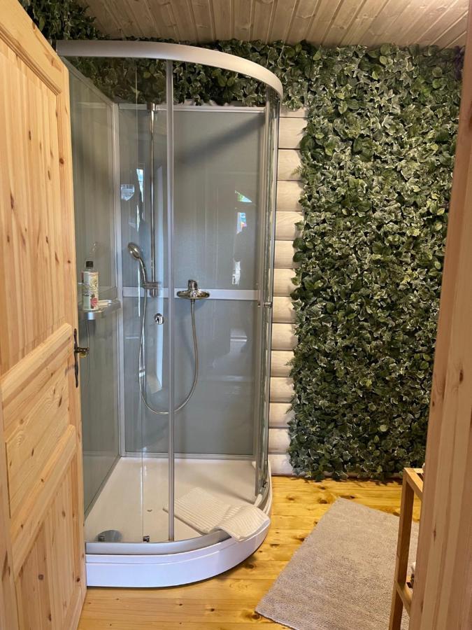 Wellness Huette Am Zwenkauer See Bei Leipzig Dış mekan fotoğraf