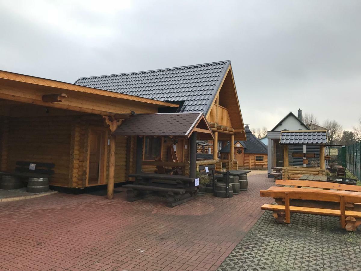 Wellness Huette Am Zwenkauer See Bei Leipzig Dış mekan fotoğraf