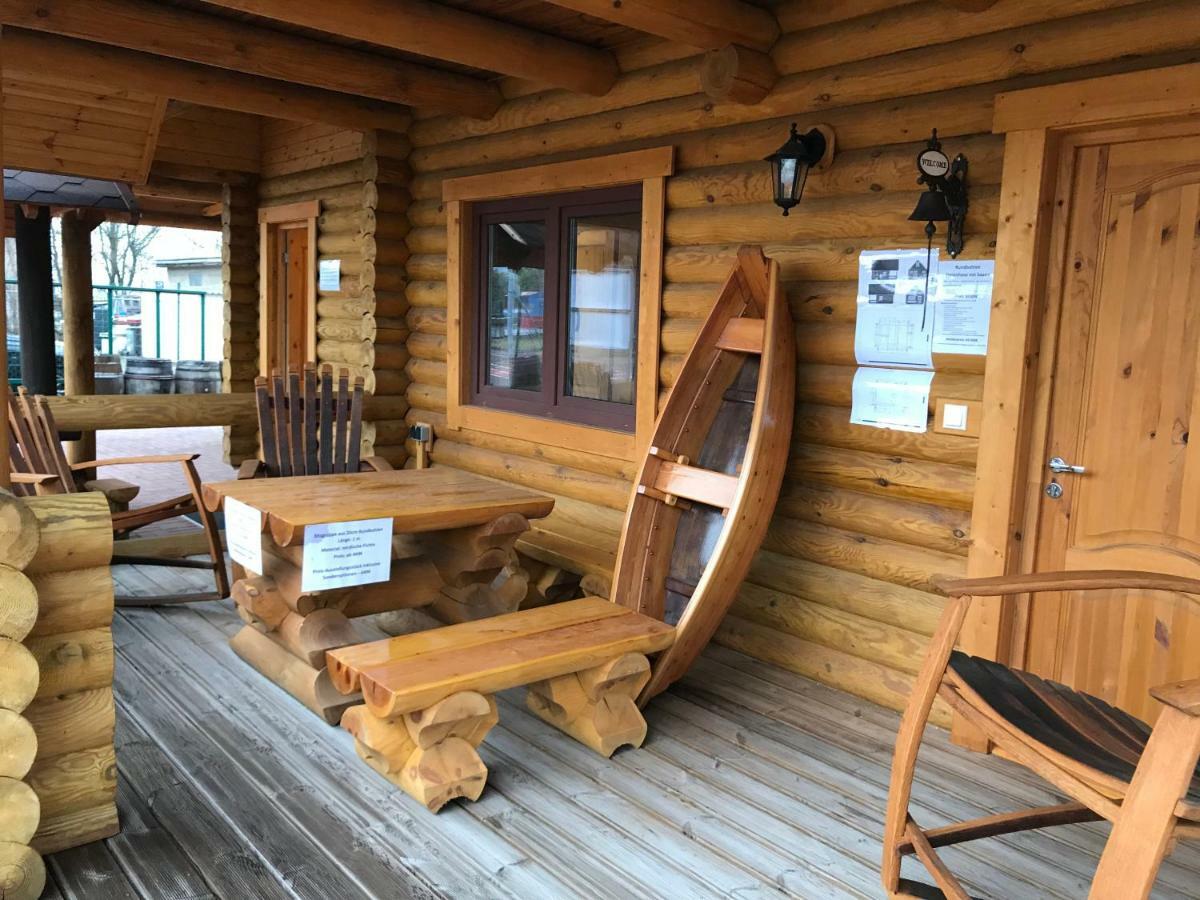 Wellness Huette Am Zwenkauer See Bei Leipzig Dış mekan fotoğraf