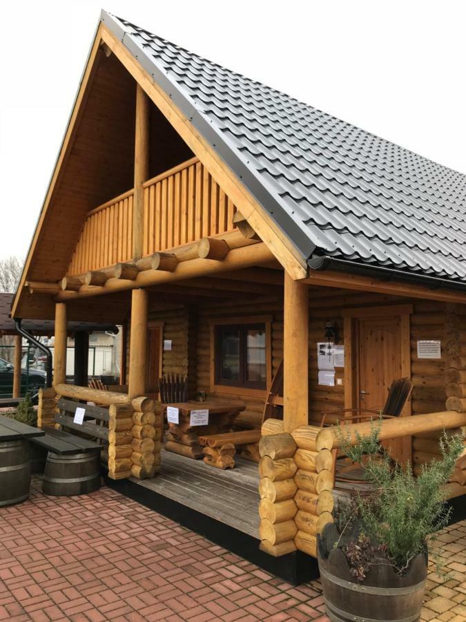 Wellness Huette Am Zwenkauer See Bei Leipzig Dış mekan fotoğraf